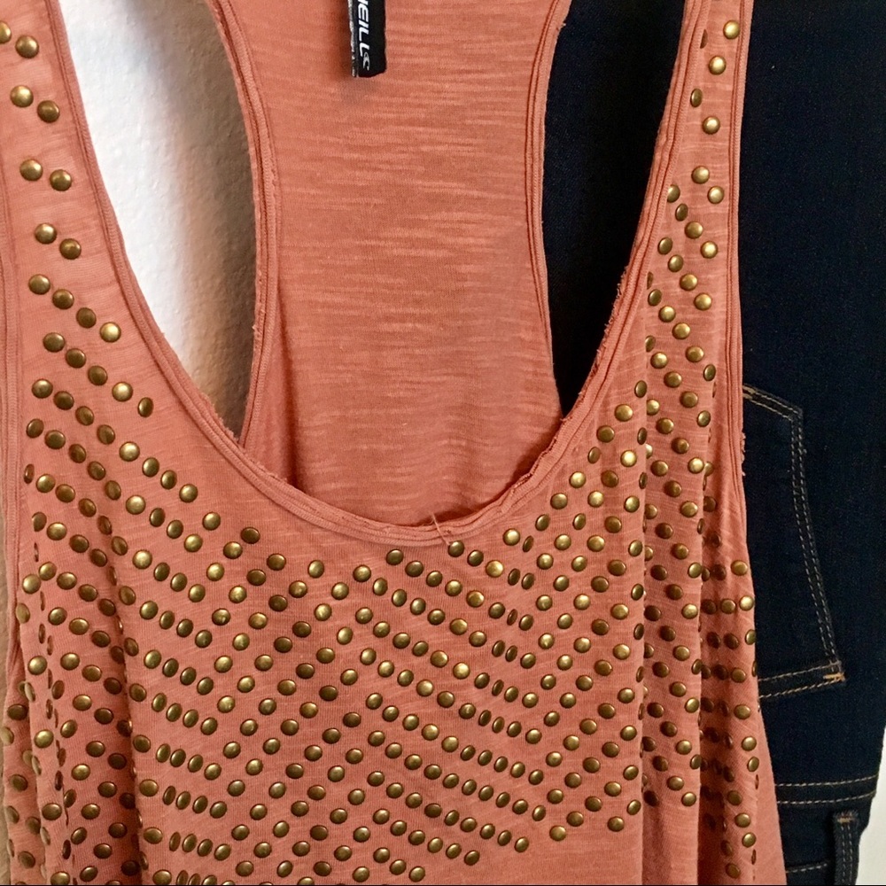 O’Neill Studded Rust Orange Racerback